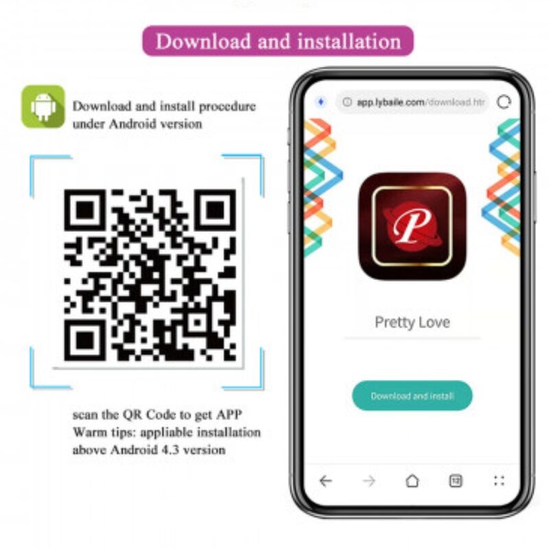 PRETTY LOVE - APP GRATUITA MASSAGGIATORE CATALINA LILLA – Vibratori con APP – foto 4