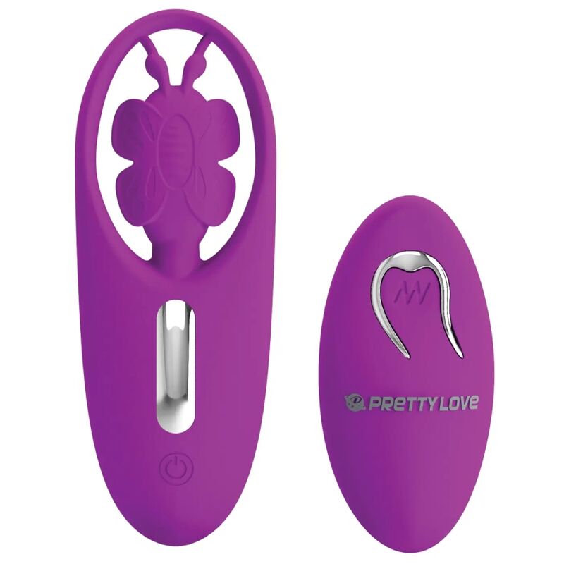 PRETTY LOVE - STIMOLATORE A FARFALLA PER MUTANDINE DANCING CON TELECOMANDO LILLA – Telecomando
