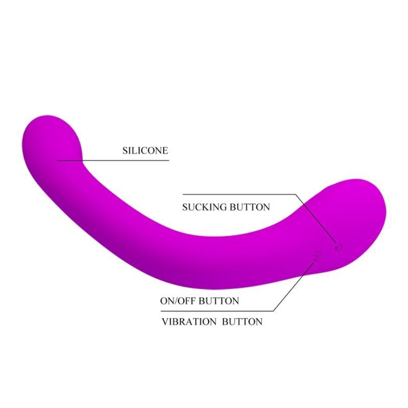 PRETTY LOVE - VIBRATORE E SUCCHIACLI ALEX LILAC – Stimolatore d'aria con vibrazione – foto 4