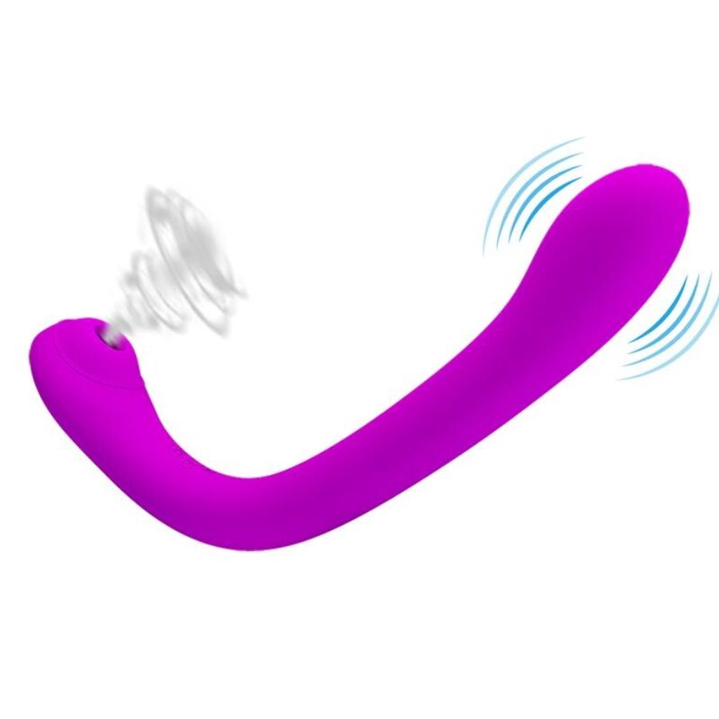PRETTY LOVE - VIBRATORE E SUCCHIACLI ALEX LILAC – Stimolatore d'aria con vibrazione
