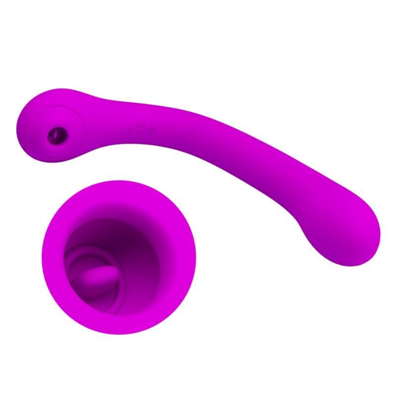 PRETTY LOVE - VIBRATORE E SUCCHIACLI ALEX LILAC – Stimolatore d'aria con vibrazione – foto 2