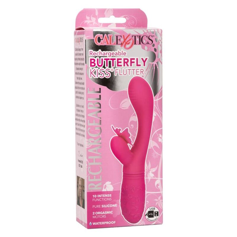 CALEXOTICS - BUTTERFLY KISS FLUTTER ROSA – Vibratori di coniglio – foto 12