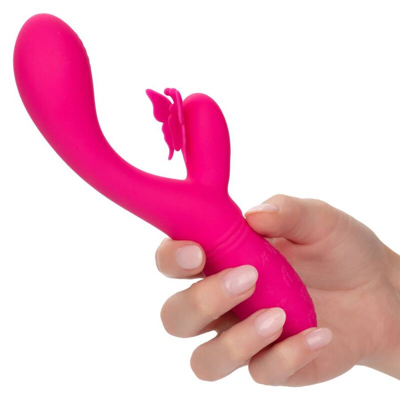 CALEXOTICS - BUTTERFLY KISS FLUTTER ROSA – Vibratori di coniglio – foto 7