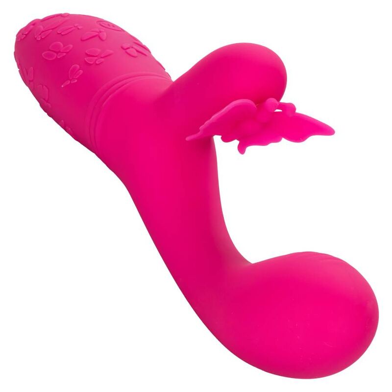 CALEXOTICS - BUTTERFLY KISS FLUTTER ROSA – Vibratori di coniglio
