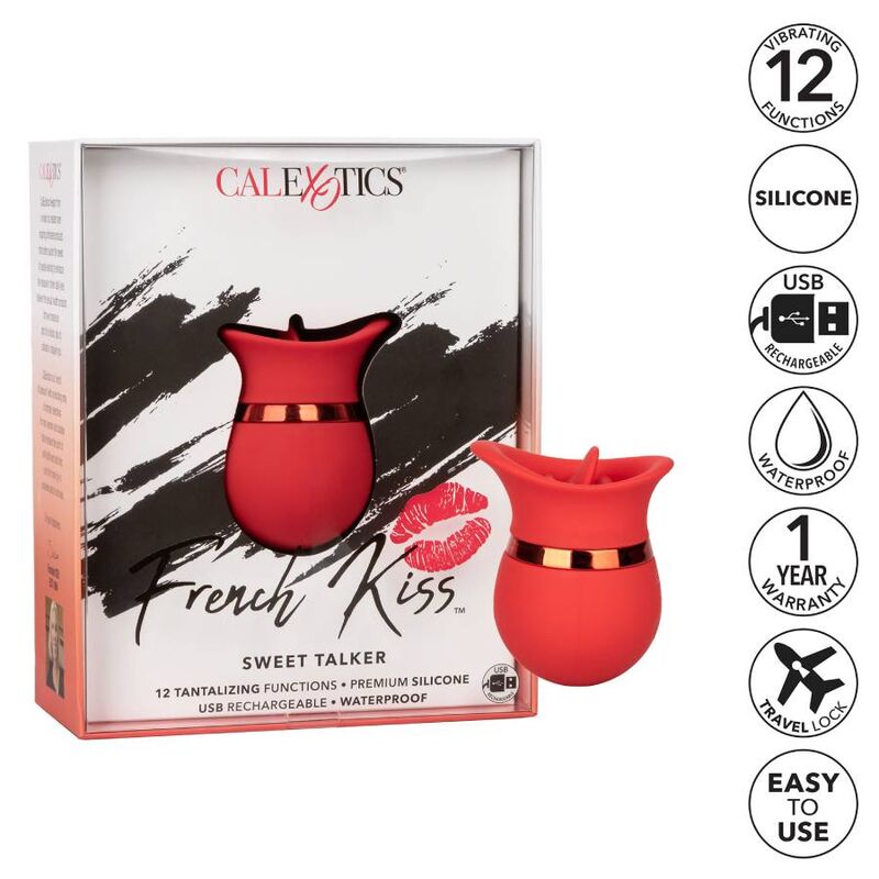 CALEXOTICS - FRENCH BACIO DOLCE PARLATORE – Vibratori clitoridei da posare – foto 2