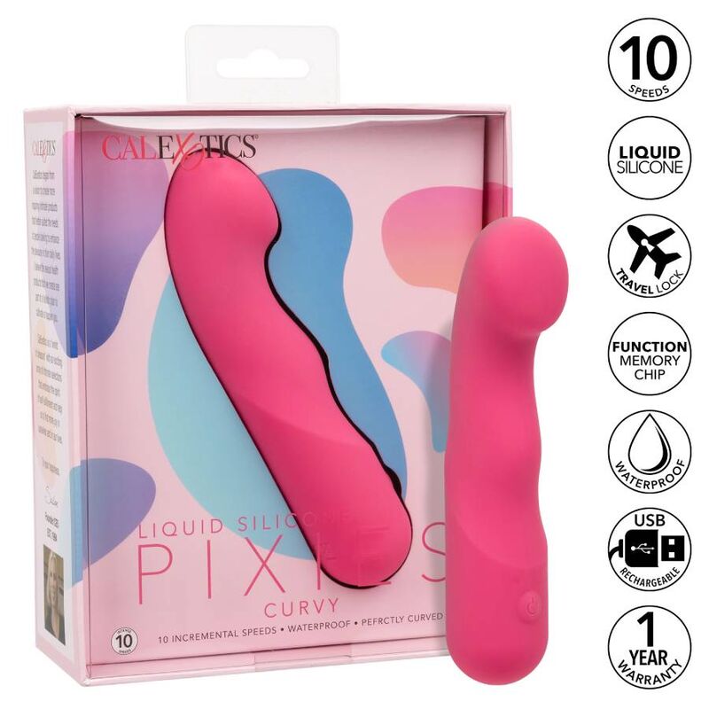 CALEXOTICS - PIXIES CURVY ROSA – Rotatori vibranti – foto 4