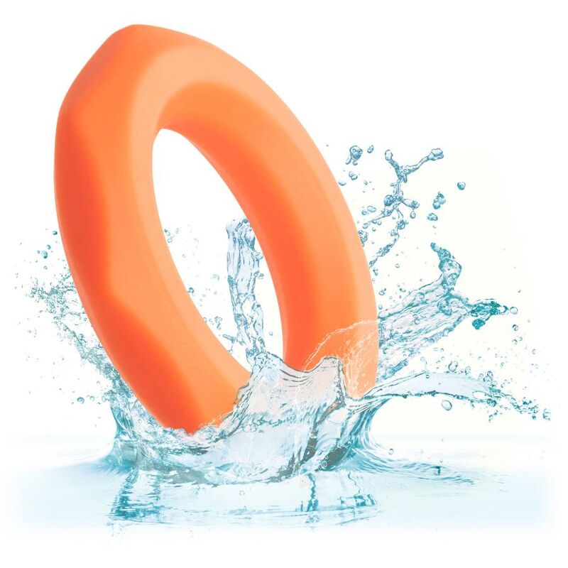 CALEXOTICS - ANELLO ALPHA SEXAGON ARANCIONE – Cockring senza vibrazione – foto 5