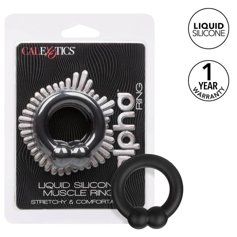 CALEXOTICS - ALPHA MUSCLE ANELLO NERO – Cockring senza vibrazione – foto 3