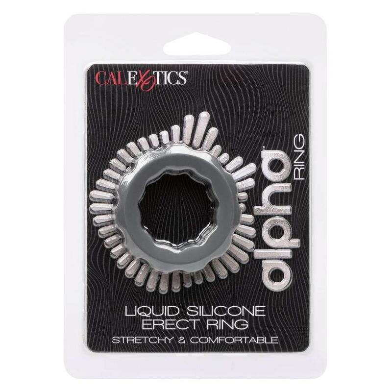 CALEXOTICS - ALFA ANELLO ERETTO GRIGIO – Cockring senza vibrazione – foto 8