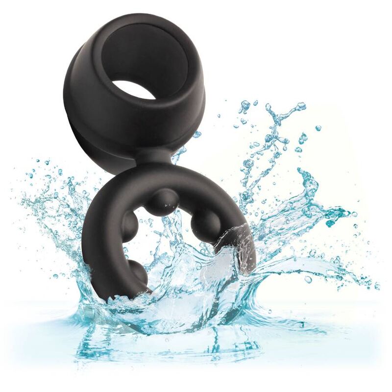 CALEXOTICS - ANELLO ALPHA DUAL MAGNUM NERO – Cockring senza vibrazione – foto 4