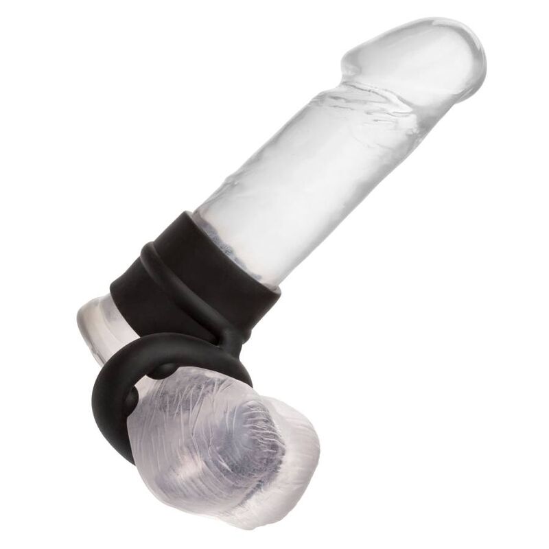 CALEXOTICS - ANELLO ALPHA DUAL MAGNUM NERO – Cockring senza vibrazione