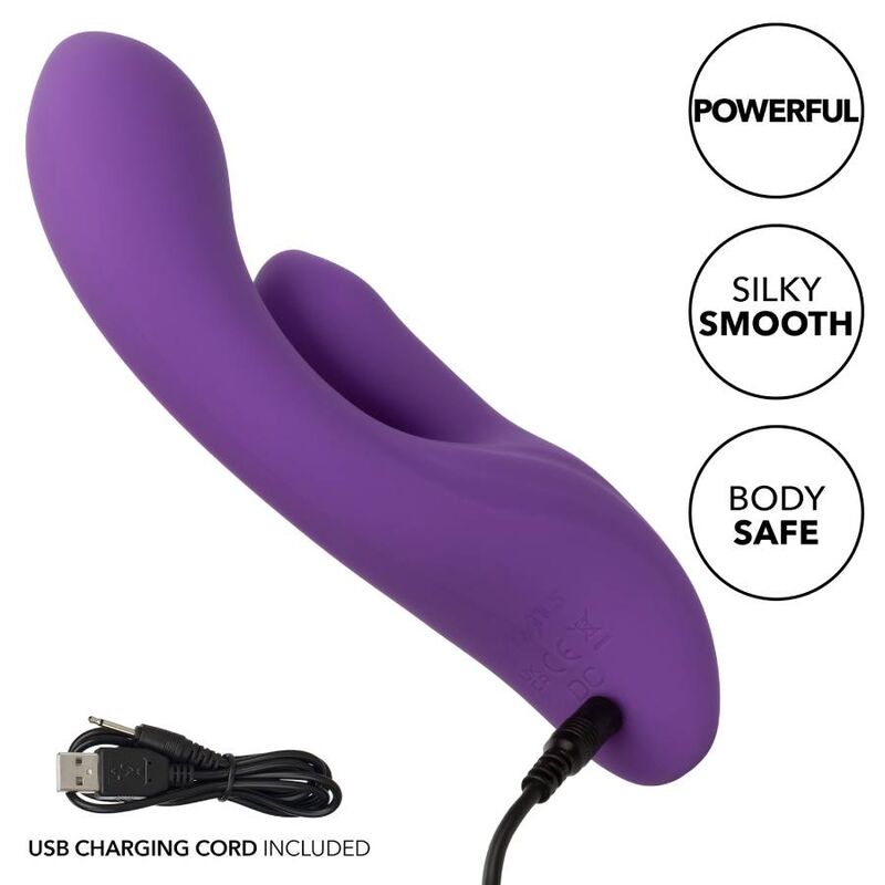 CALEXOTICS - STELLA DUAL PLEASER VIOLA – Vibratori di coniglio – foto 4