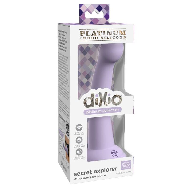 DILLIO - ESPLORATORE SEGRETO 15,24 CM VIOLA – Falli senza vibrazioni – foto 5