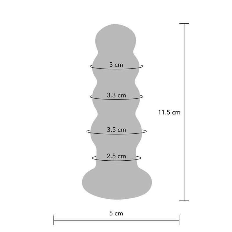 TOYJOY - GLUTEI IL BUTTPLUG IN VETRO RADIANTE – Tappi anali – foto 2