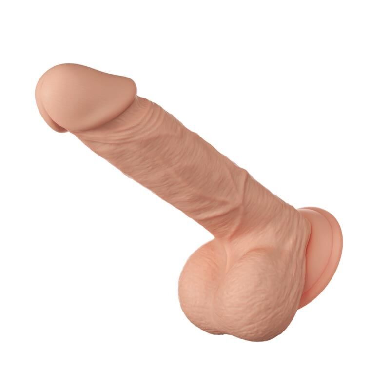 BAILE - BELLISSIMO INCONTRO DILDO REALISTICO FLESSIBILE BAHAMUT 21.8 CM NATURALE – Falli senza vibrazioni – foto 2