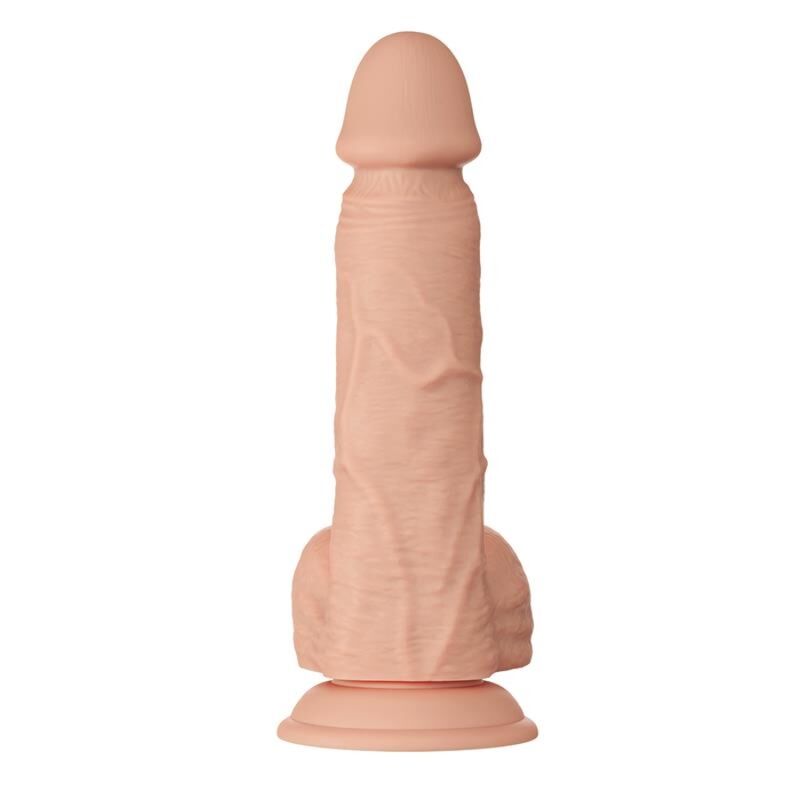 BAILE - BELLISSIMO INCONTRO DILDO REALISTICO FLESSIBILE BAHAMUT 21.8 CM NATURALE – Falli senza vibrazioni – foto 3