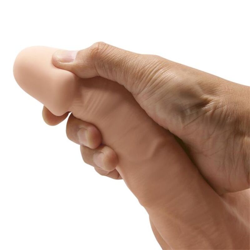 BAILE - BELLISSIMO INCONTRO DILDO REALISTICO FLESSIBILE BAHAMUT 21.8 CM NATURALE – Falli senza vibrazioni – foto 7