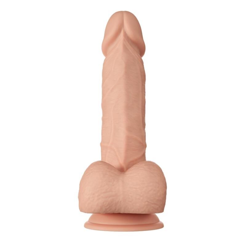 BAILE - BELLISSIMO INCONTRO DILDO REALISTICO FLESSIBILE BAHAMUT 21.8 CM NATURALE – Falli senza vibrazioni – foto 4