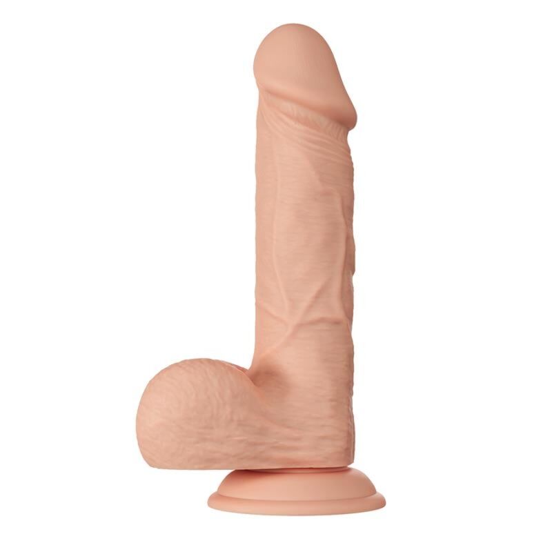 BAILE - BELLISSIMO INCONTRO DILDO REALISTICO FLESSIBILE BAHAMUT 21.8 CM NATURALE – Falli senza vibrazioni – foto 5