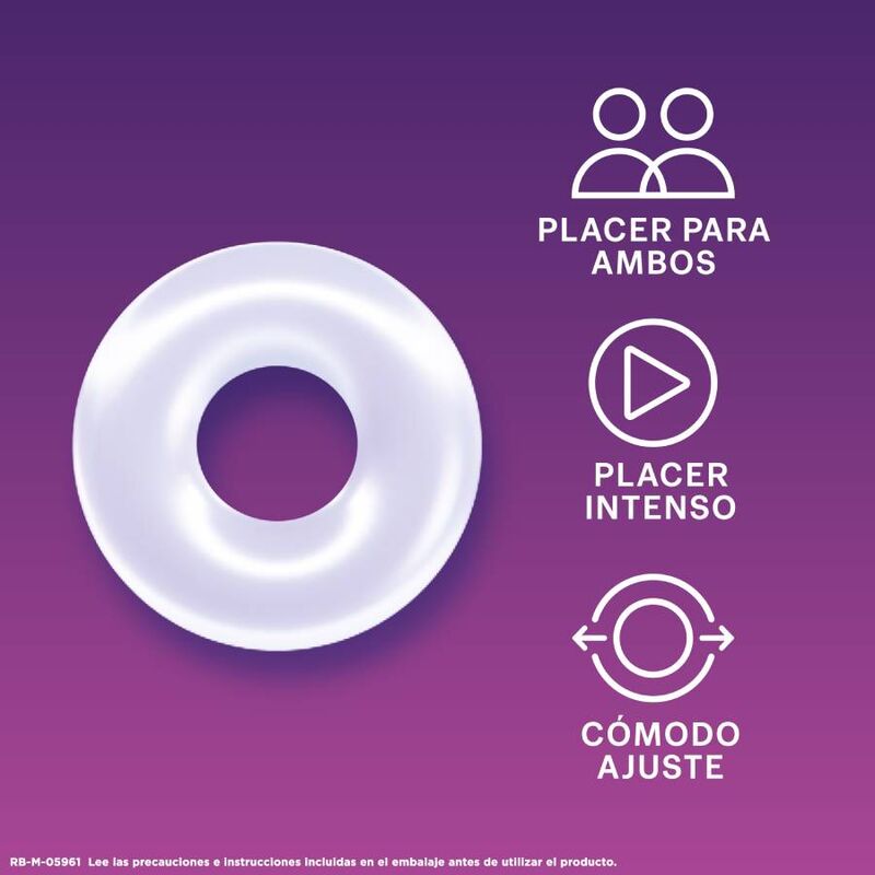 DUREX - ANELLO PER IL PENE DEL PIACERE – Cockring senza vibrazione – foto 2