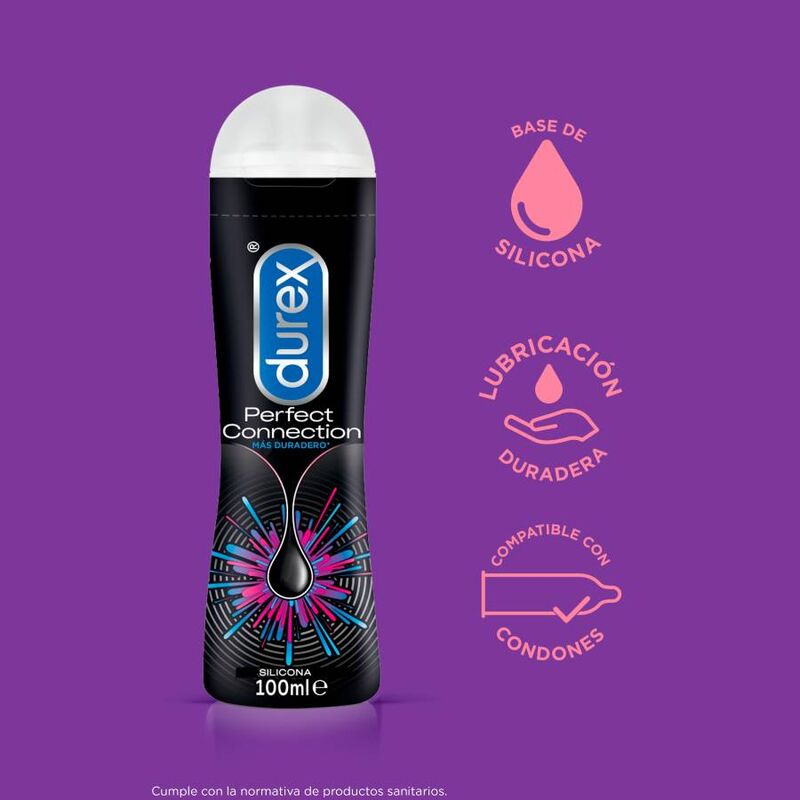 DUREX - LUBRIFICANTE PER CONNESSIONE PERFETTA 100 ML – Base in silicone – foto 2