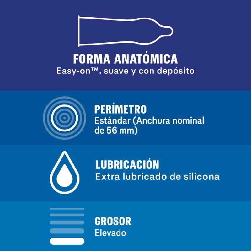 DUREX - EXTRA SEGURO 12 UNITÀ – Extra forte – foto 2