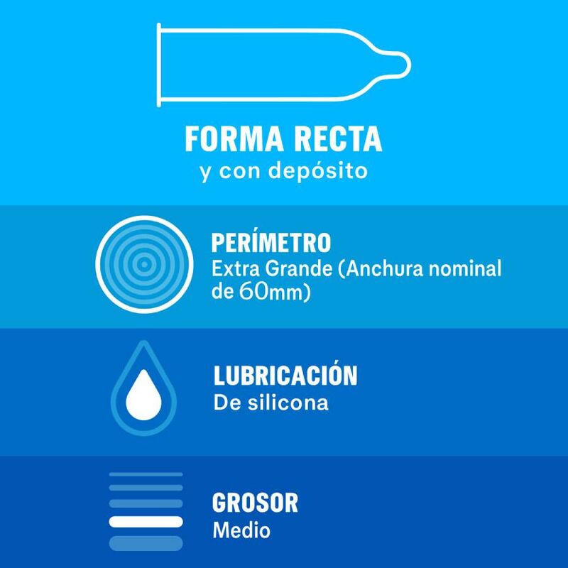 DUREX - NATURALE XL 12 UNITÀ – Taglia XL (grande) – foto 3