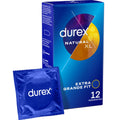 DUREX - NATURALE XL 12 UNITÀ – Taglia XL (grande)