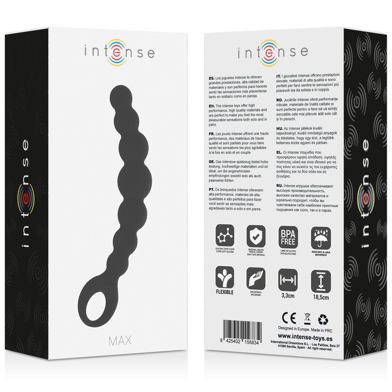 INTENSE - SFERE ANAL MAX BLACK – Perline anali – foto 5