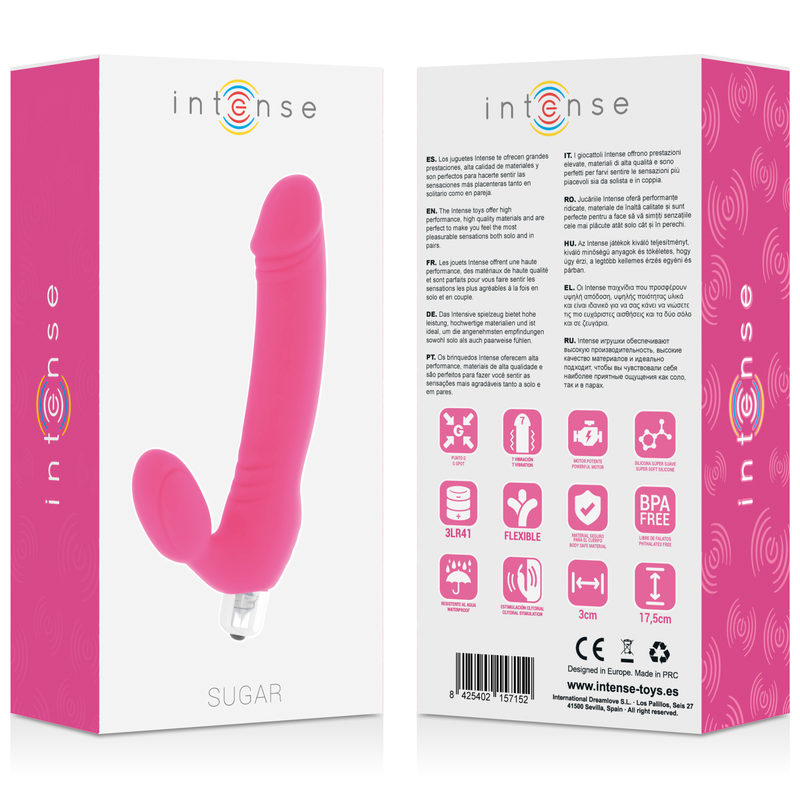 INTENSE - ZUCCHERO SETTE VELOCIT SILICONE FUSHSIA – Vibratori HI-TECH – foto 6