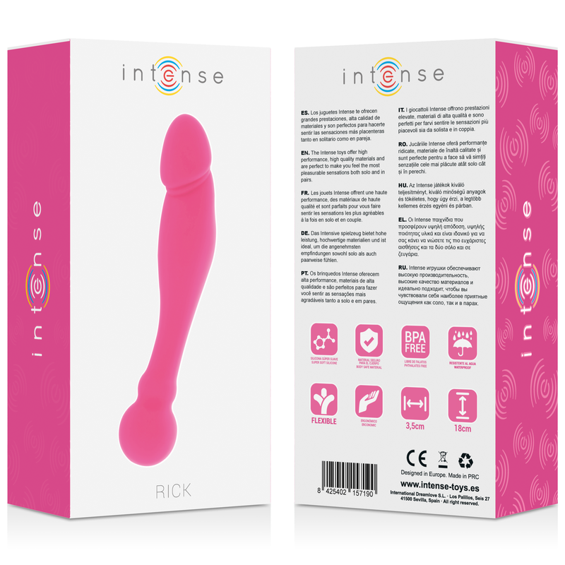 INTENSE - SILICONE RICK DUAL ROSA – Dildo con punto G – foto 6