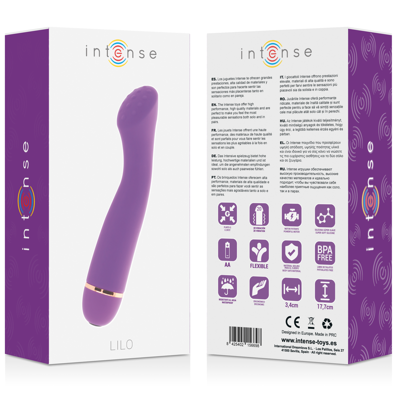 INTENSE - LILO 20 VELOCIT SILICONE LILLA – Rotatori vibranti – foto 5