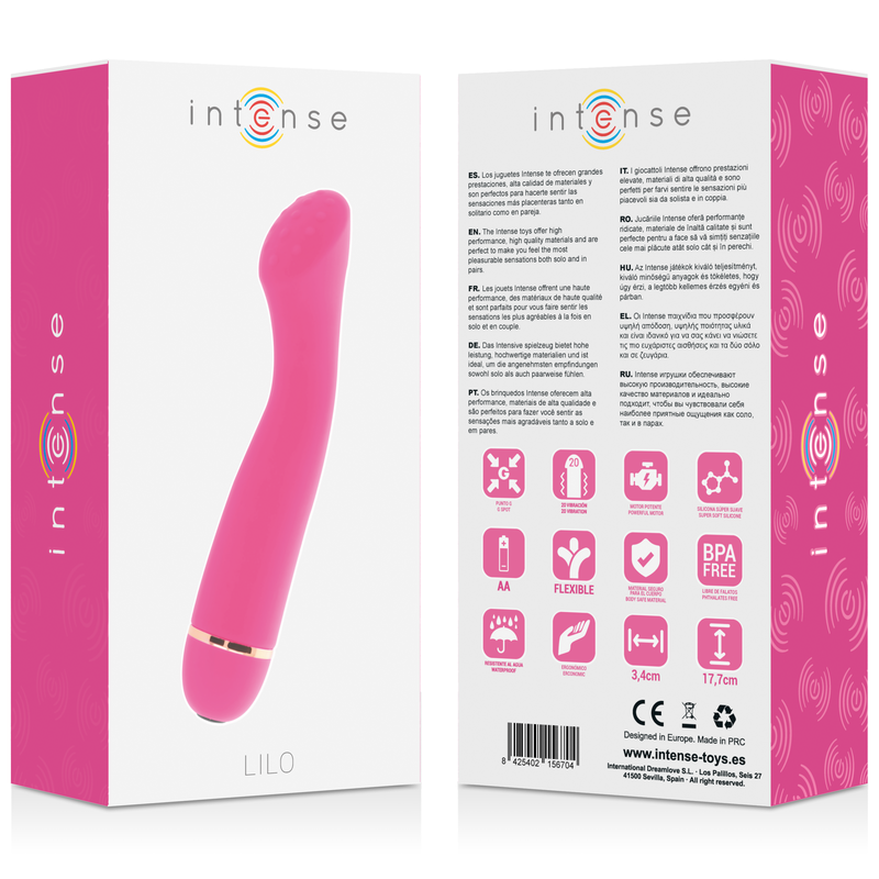 INTENSE - LILO 20 VELOCIT SILICONE ROSA – Rotatori vibranti – foto 6
