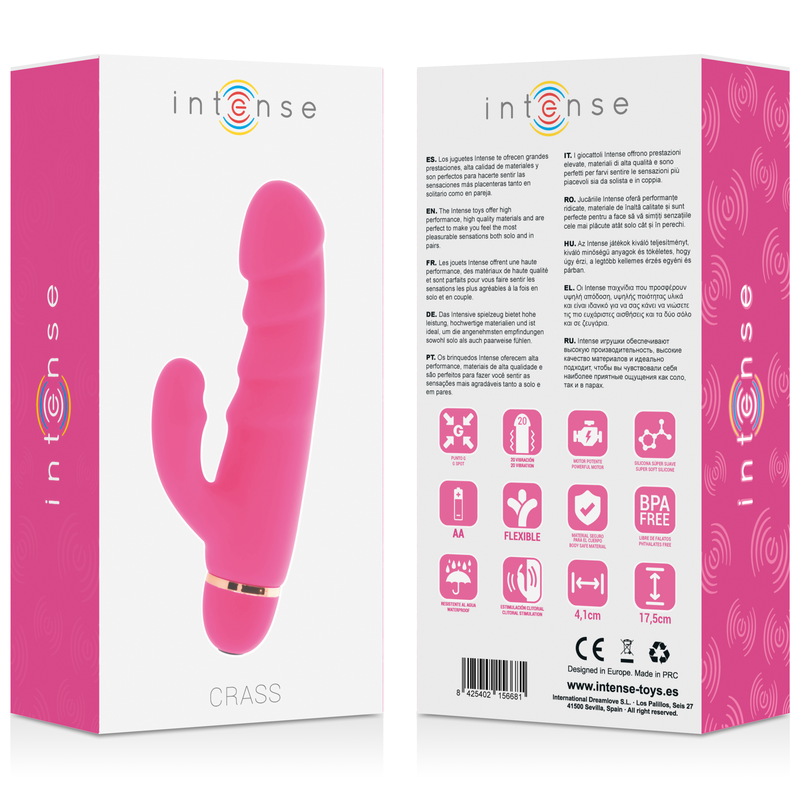 INTENSE - ROSA SILICONE CRASS 20 VELOCIT – Vibratori di coniglio – foto 6