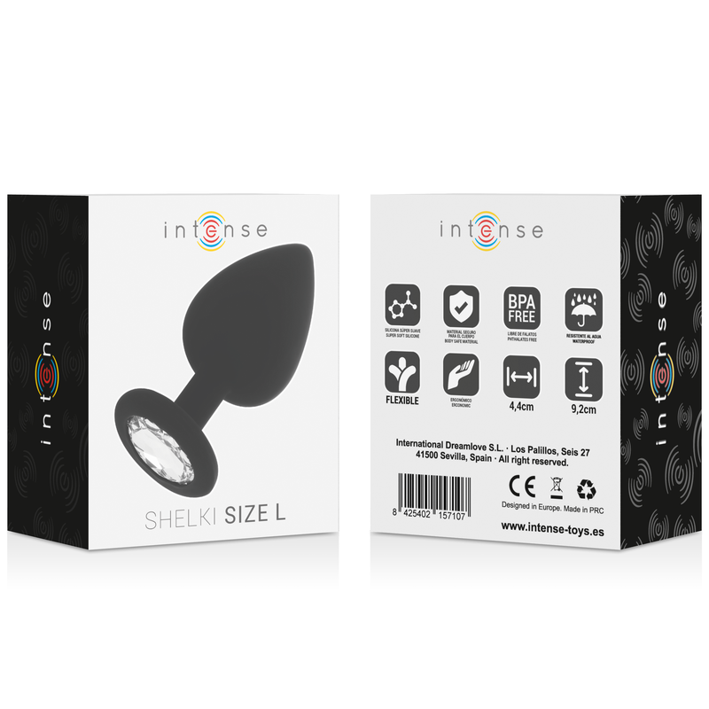 INTENSE - PLUG ANALE SHELKI L NERO – Tappi anali – foto 6