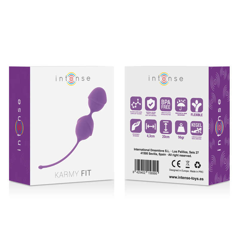 INTENSE - KARMY FIT KEGEL SILICONE LILLA – Sfere di silicone – foto 6