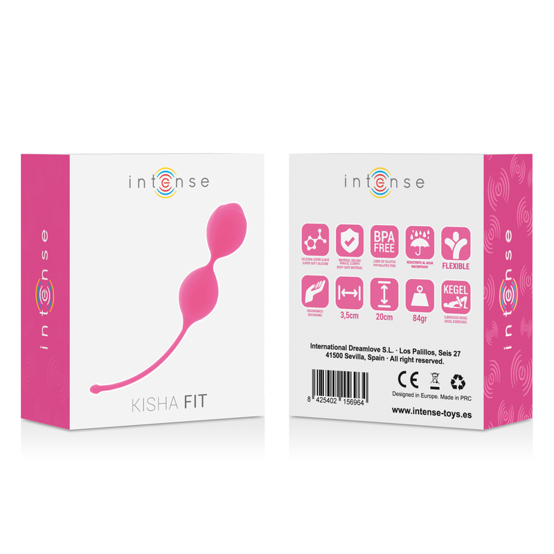 INTENSE - KISHA FIT IN SILICONE KEGEL FUCSIA – Sfere di silicone – foto 3