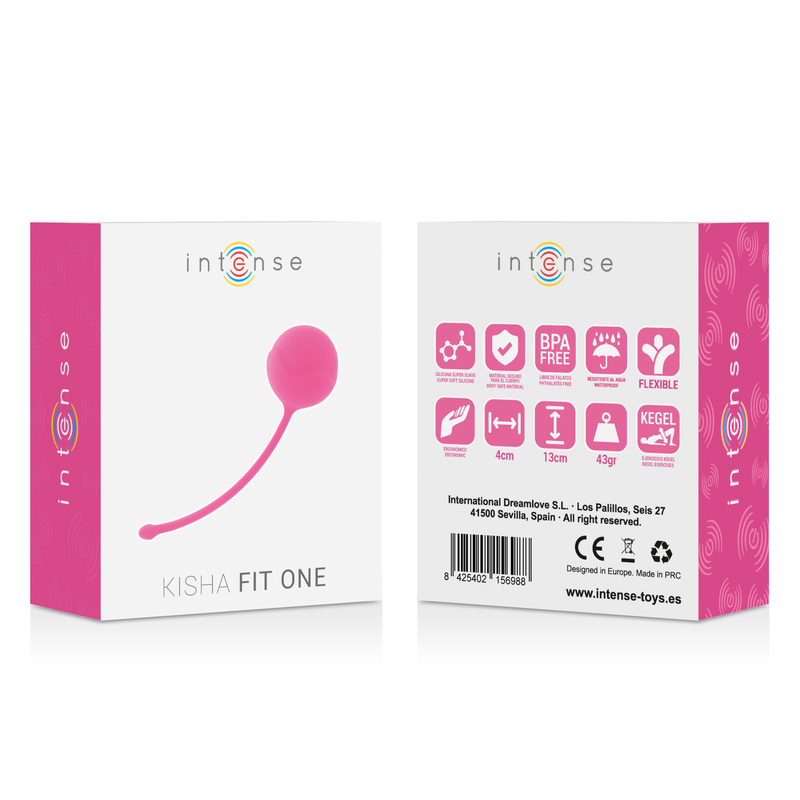 INTENSE - KISHA FIT ONE IN SILICONE KEGEL FUCSIA – Sfere di silicone – foto 3