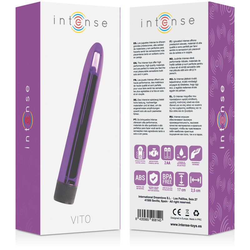 INTENSE - VIBRATORE VITO LILLA – Stimolatori – foto 4
