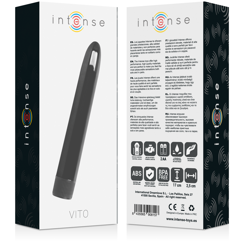 INTENSE - VIBRATORE VITO NERO – Stimolatori – foto 4