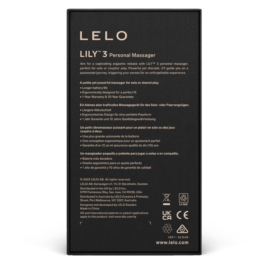 LELO - MASSAGGIATORE PERSONALE LILY 3 - LAVANDA – Mini vibratori – foto 4
