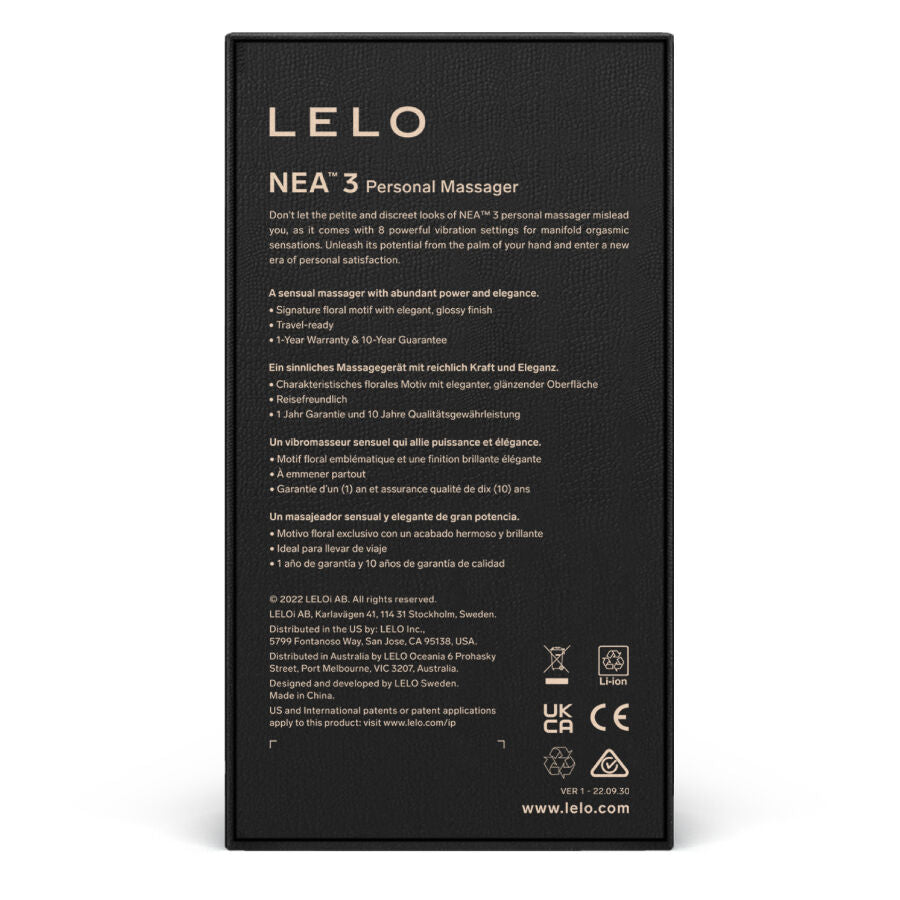 LELO - MASSAGGIATORE PERSONALE NEA 3 - BLU – Vagine con vibrazione – foto 5