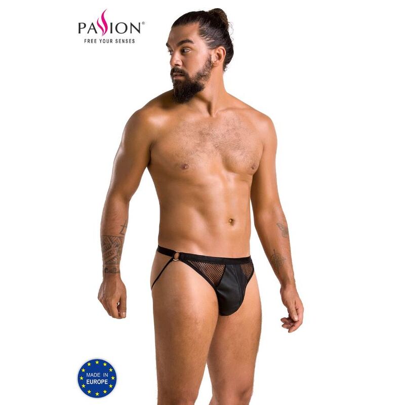 PASSION - 034 SLIP OPEN LUKE NERO L/XL – Sospensori