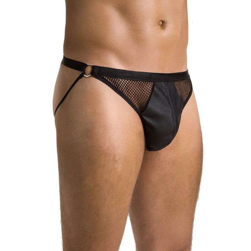 PASSION - 034 SLIP OPEN LUKE NERO L/XL – Sospensori – foto 3