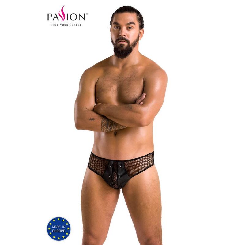 PASSION - 035 SLIP RICHARD NERO L/XL – Scivola