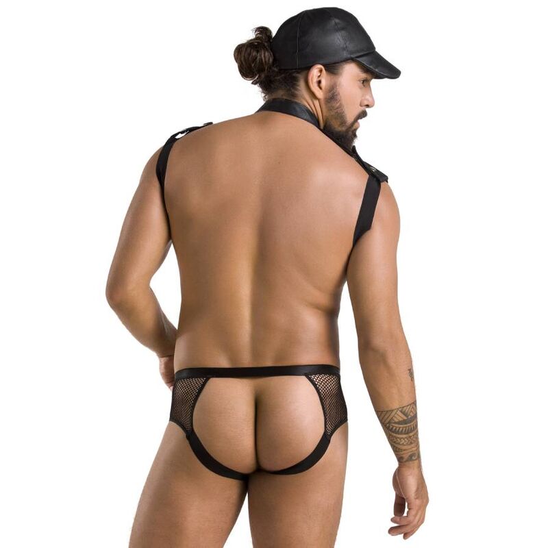 PASSION - 038 SET JOHN NERO S/M – Confezioni di lingerie da uomo – foto 4