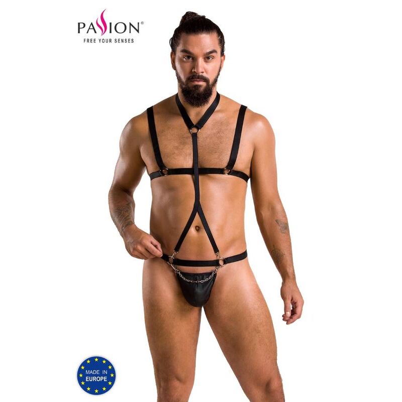 PASSION - 039 SET ANDREW NERO L/XL – Confezioni di lingerie da uomo