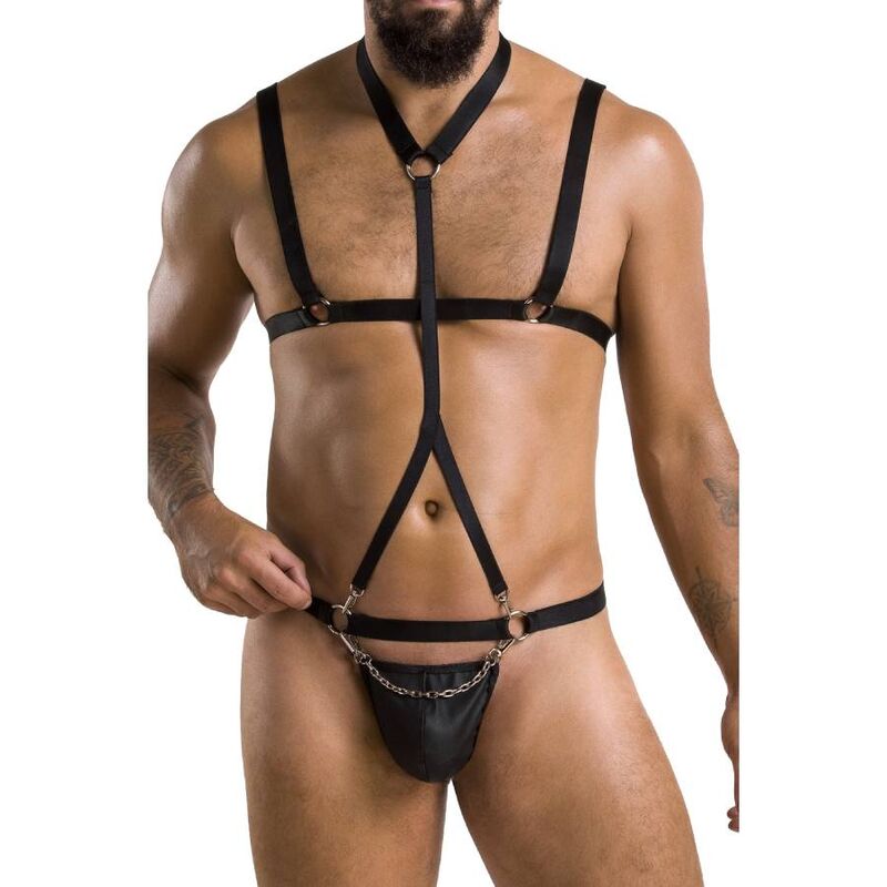 PASSION - 039 SET ANDREW NERO L/XL – Confezioni di lingerie da uomo – foto 3