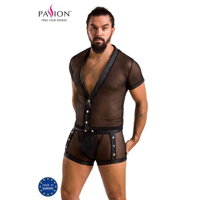 PASSION - 052 SET MICHAEL NERO L/XL – Confezioni di lingerie da uomo