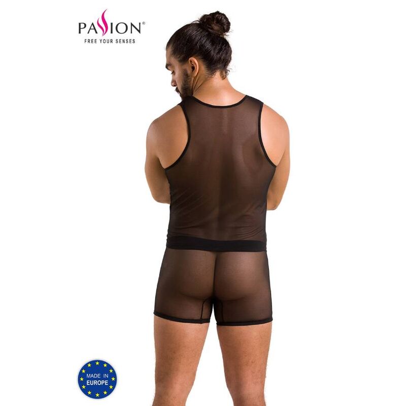 PASSION - 054 SET OSCAR NERO S/M – Confezioni di lingerie da uomo – foto 2